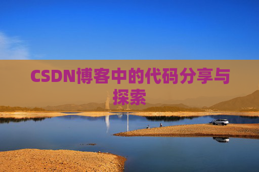CSDN博客中的代码分享与探索
